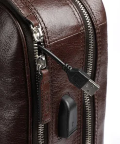 Buddy Rucksack 15″ Büffelleder dunkelbraun