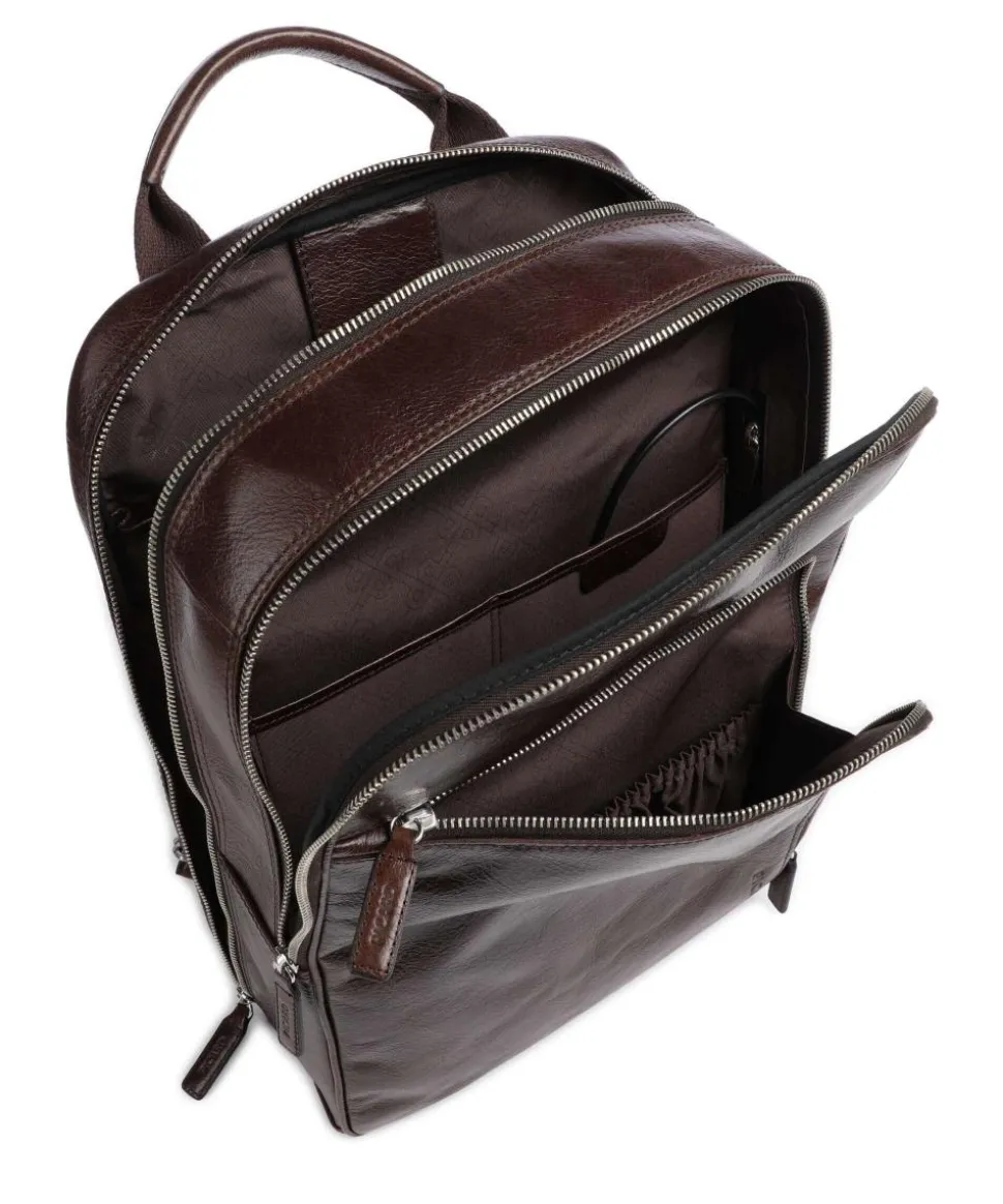 Buddy Rucksack 15″ Büffelleder dunkelbraun