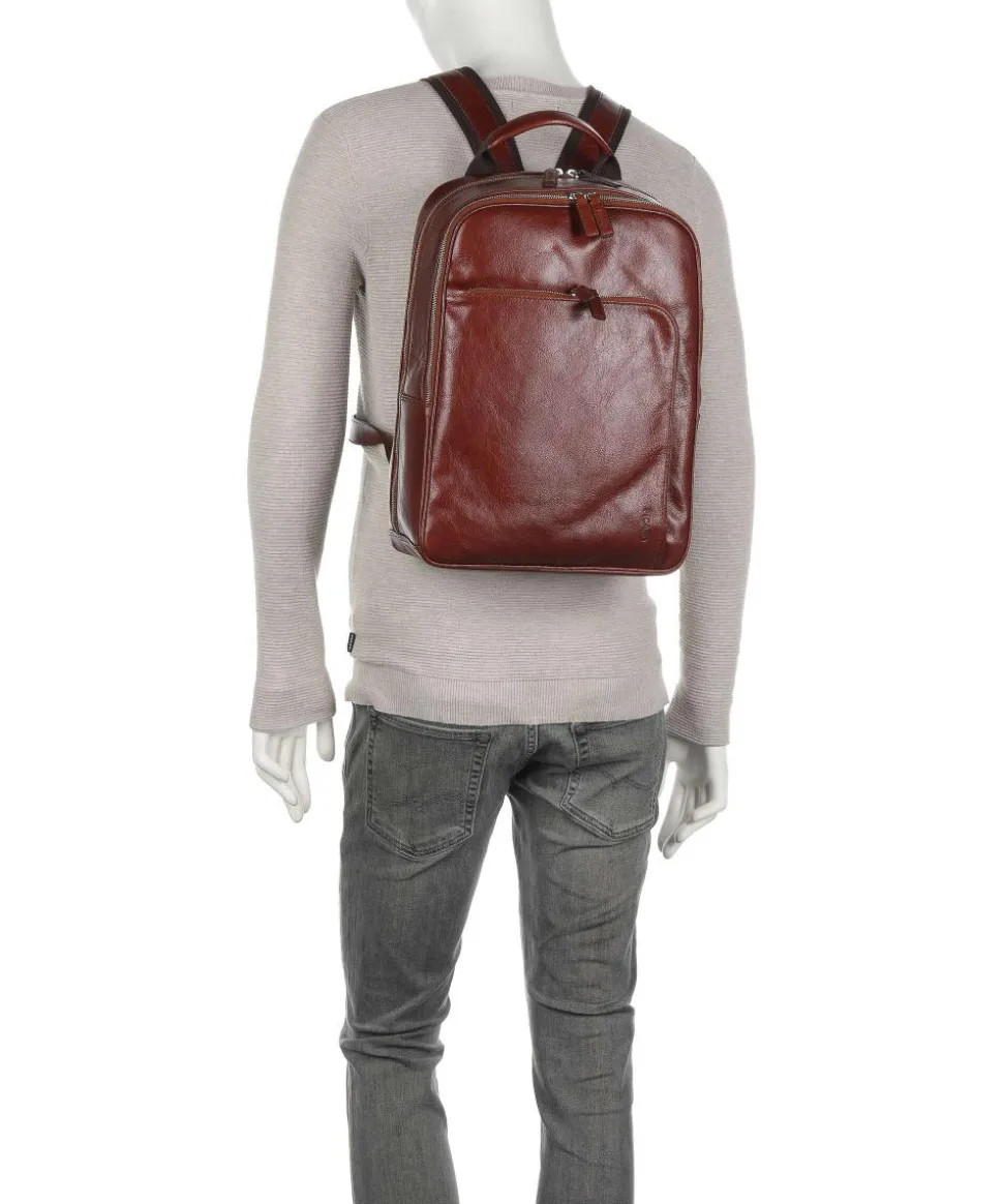 Buddy Rucksack 15″ Büffelleder cognac