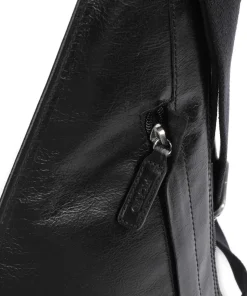 Buddy Slingbag Büffelleder schwarz