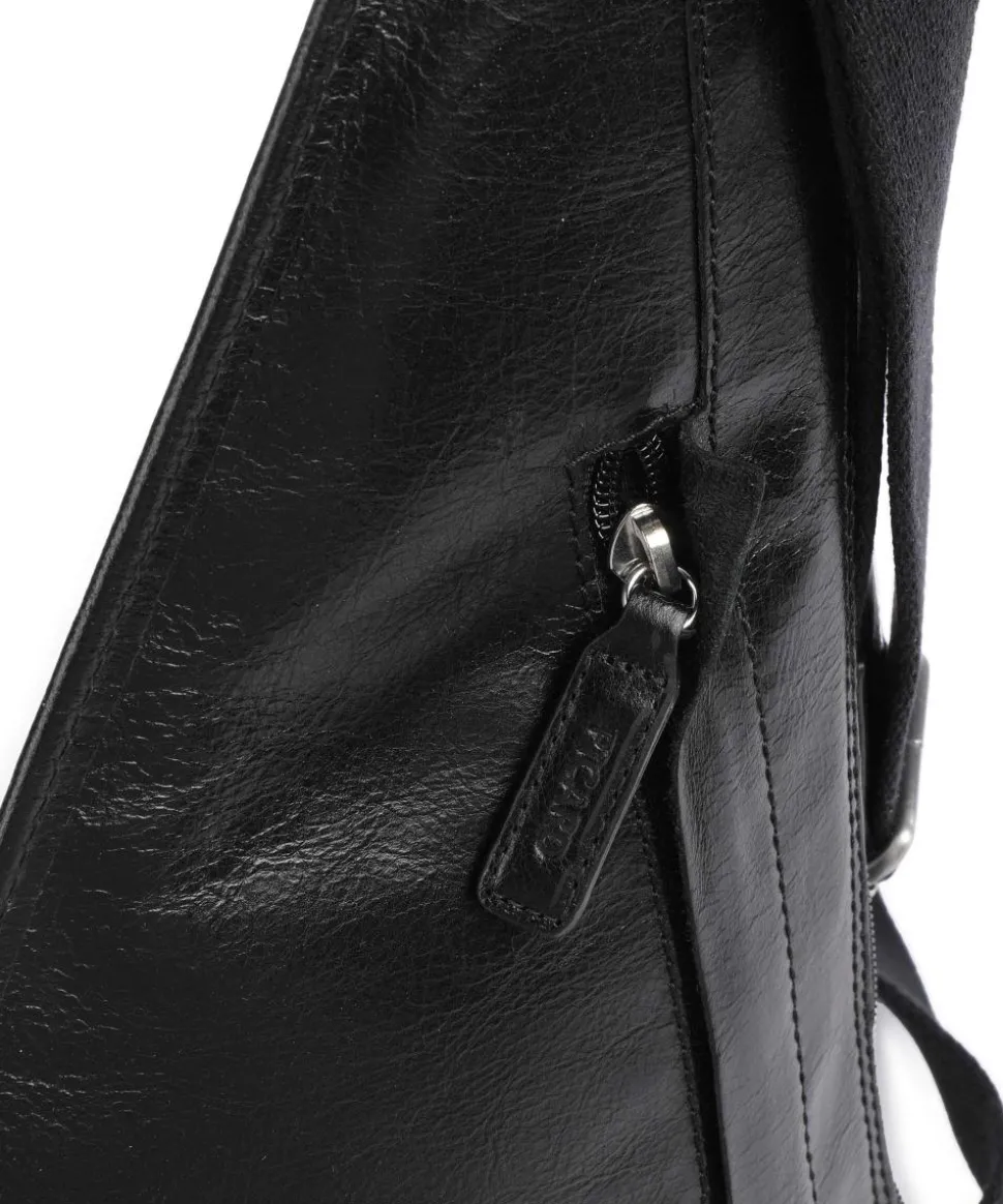 Buddy Slingbag Büffelleder schwarz