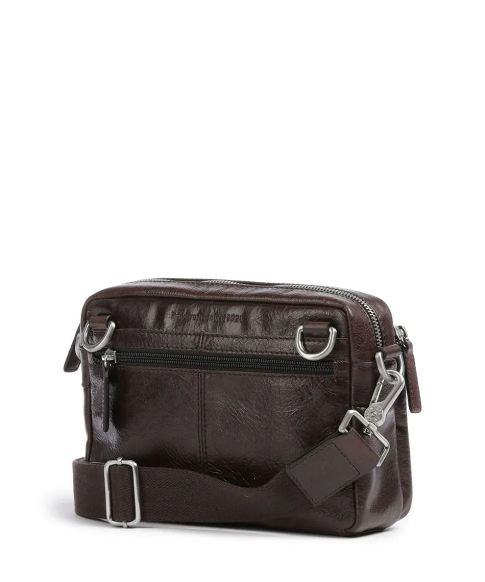 Buddy Umhängetasche Büffelleder dunkelbraun
