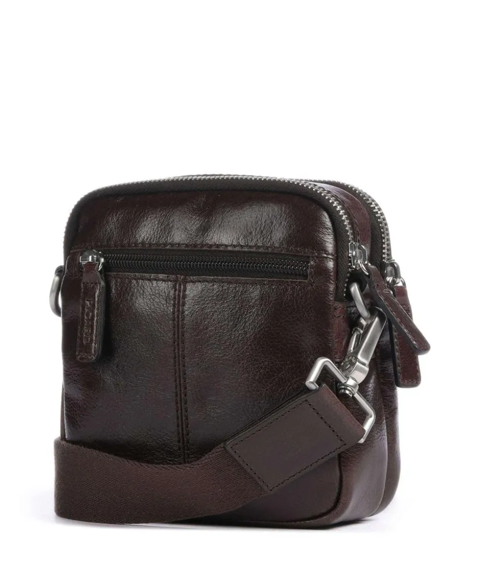 Buddy Umhängetasche Büffelleder dunkelbraun