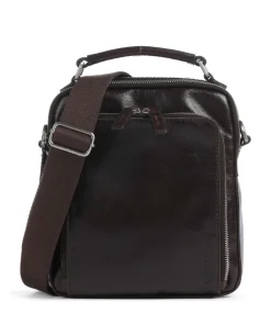 Buddy Umhängetasche Büffelleder dunkelbraun