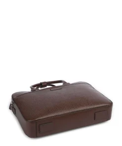 Burin Aktentasche 16″ genarbtes Rindsleder dunkelbraun