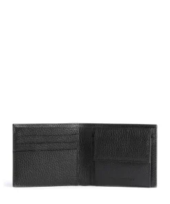 Business Regenerated Geldbörse genarbtes Rindsleder schwarz