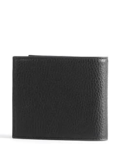 Business Regenerated Geldbörse genarbtes Rindsleder schwarz
