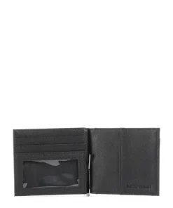 Business Regenerated Geldbörse Lederimitat schwarz