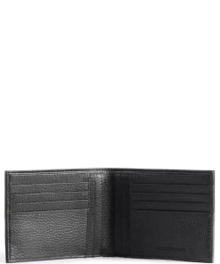 Business Regenerated Giftset Geldbörse genarbtes Rindsleder schwarz