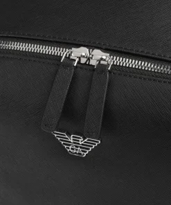 Business Regenerated Rucksack 14″ Lederimitat schwarz