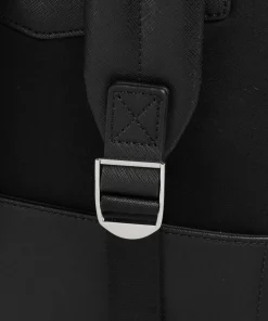 Business Regenerated Rucksack 14″ Lederimitat schwarz