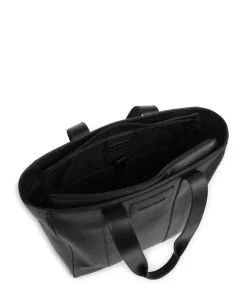 Business Shopper 15″ genarbtes Rindsleder schwarz