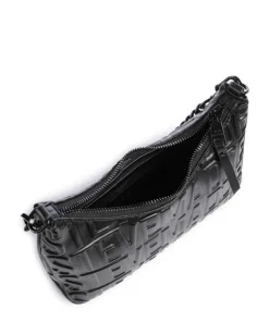 BVEGA Schultertasche Lederimitat schwarz