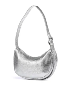 BVESNA Schultertasche Lederimitat silber