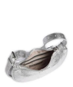 BVESNA Schultertasche Lederimitat silber