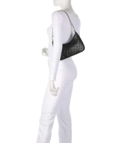 BVICE-E Schultertasche Lederimitat schwarz