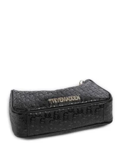 BVICE-E Schultertasche Lederimitat schwarz