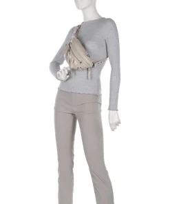 BVINA Gürteltasche Polyurethane creme