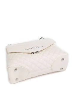 BVOLT Schultertasche Lederimitat elfenbein