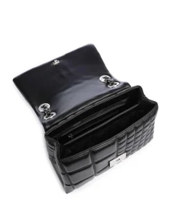 BVOLT-Q Schultertasche Lederimitat schwarz