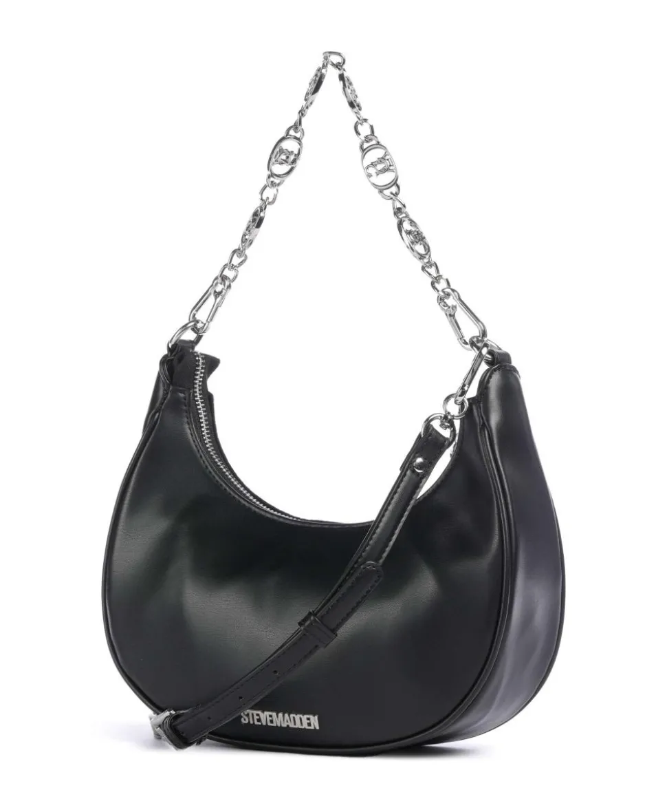 BWAND-R Schultertasche Lederimitat schwarz