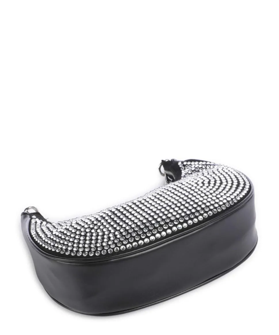 BWAND-R Schultertasche Lederimitat schwarz