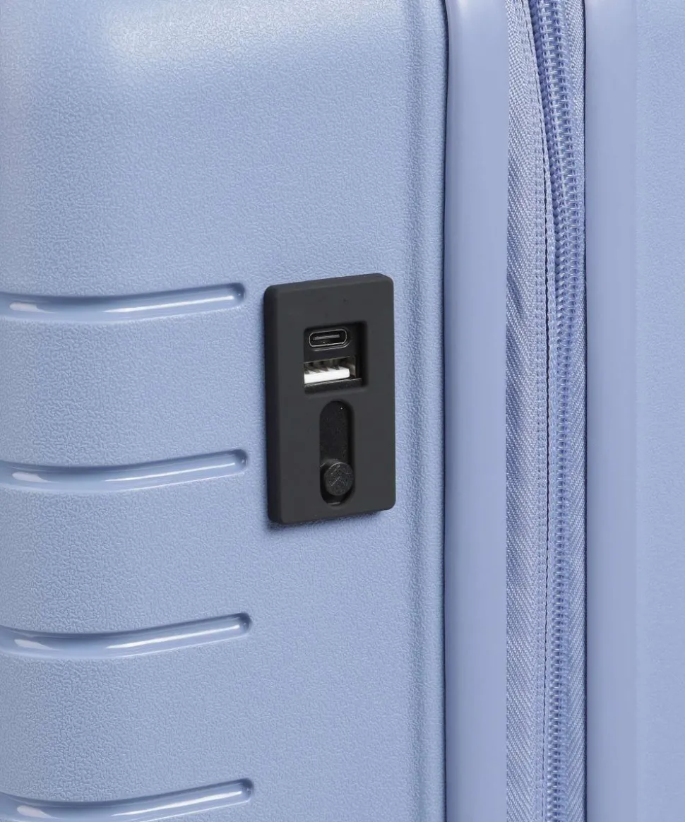 BY Ulisse 4-Rollen Trolley blaugrau 55 cm