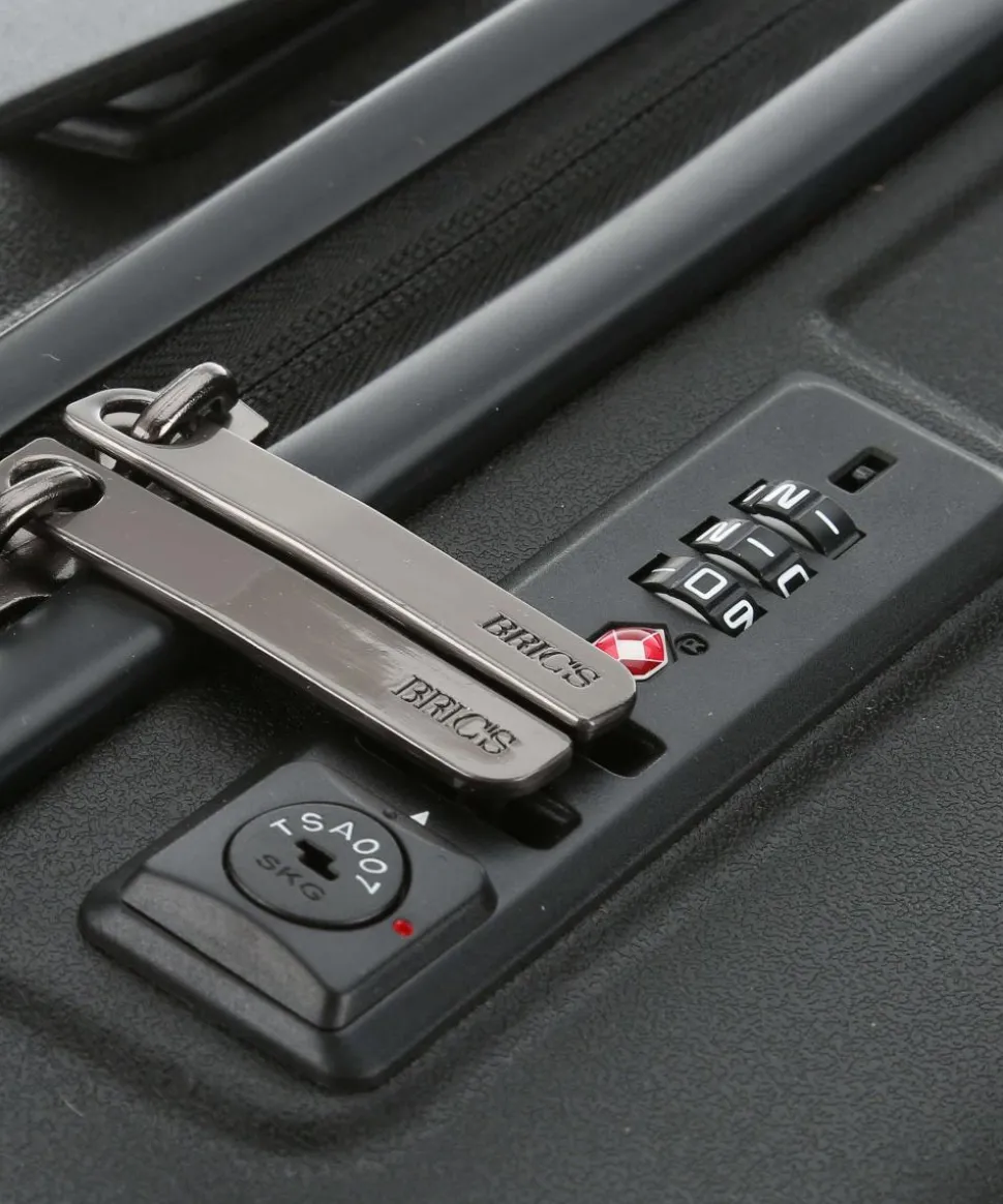 BY Ulisse 4-Rollen Trolley schwarz 55 cm