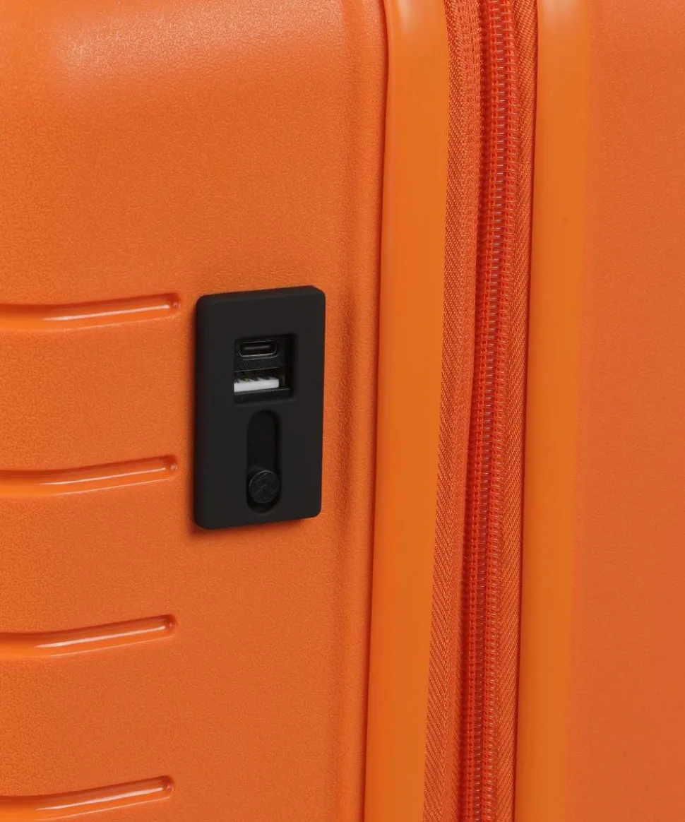 BY Ulisse 4-Rollen Trolley orange 55 cm