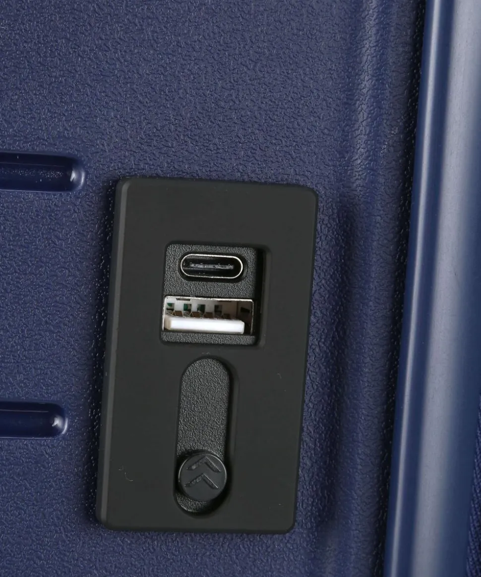 BY Ulisse 4-Rollen Trolley dunkelblau 55 cm