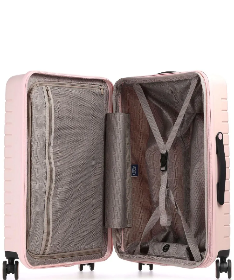 BY Ulisse 4-Rollen Trolley rosa 65 cm