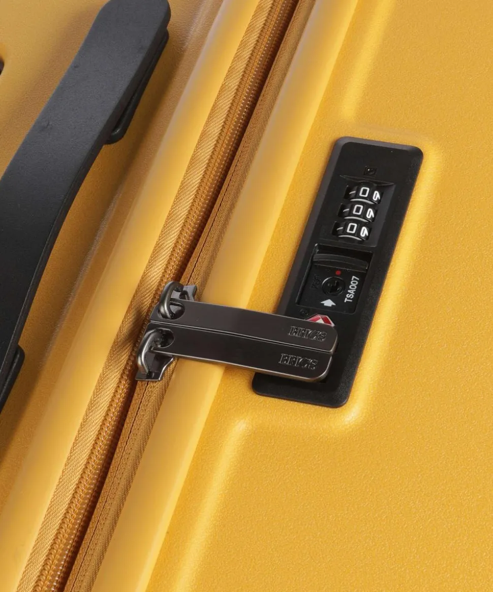 BY Ulisse 4-Rollen Trolley gelb 71 cm