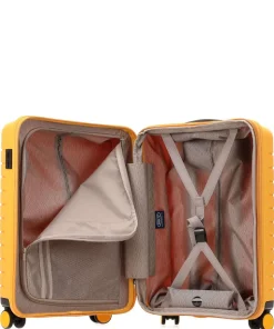 BY Ulisse 4-Rollen Trolley gelb 55 cm