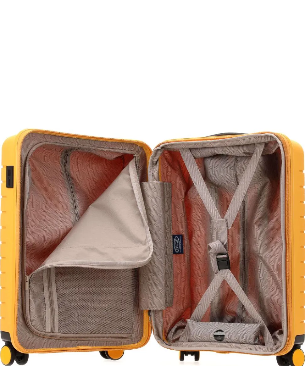 BY Ulisse 4-Rollen Trolley gelb 55 cm