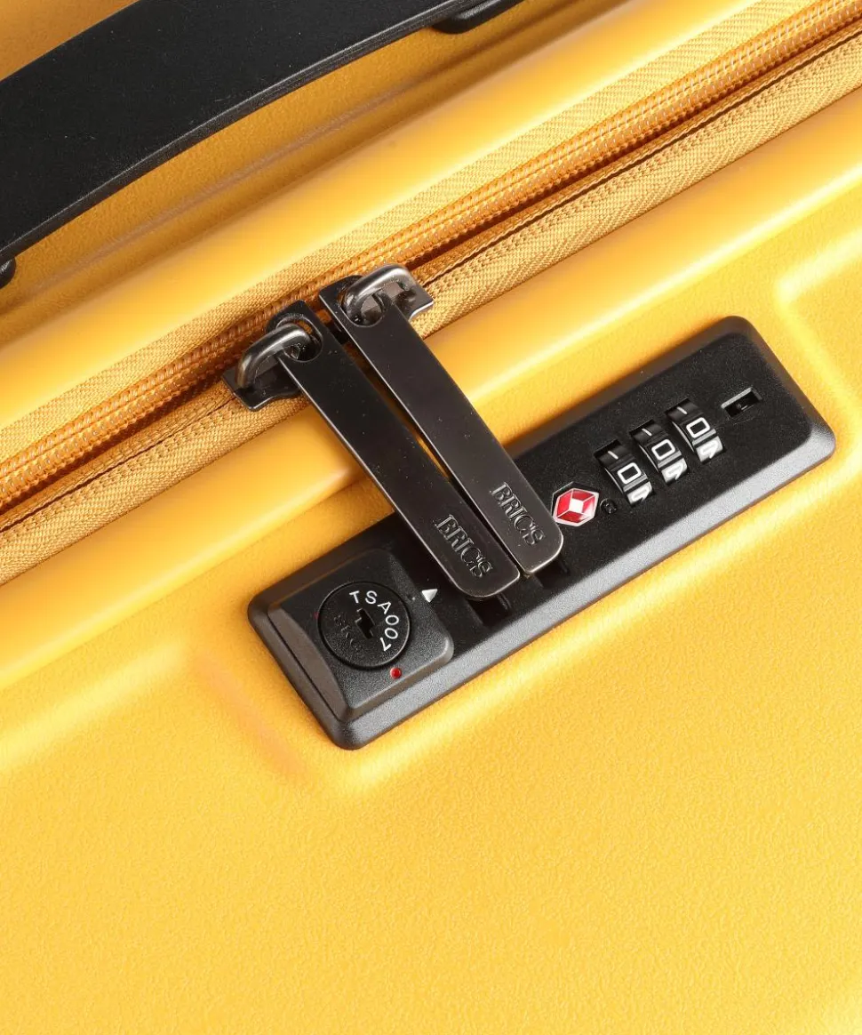 BY Ulisse 4-Rollen Trolley gelb 79 cm