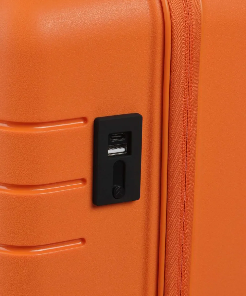 BY Ulisse 4-Rollen Trolley orange 55 cm