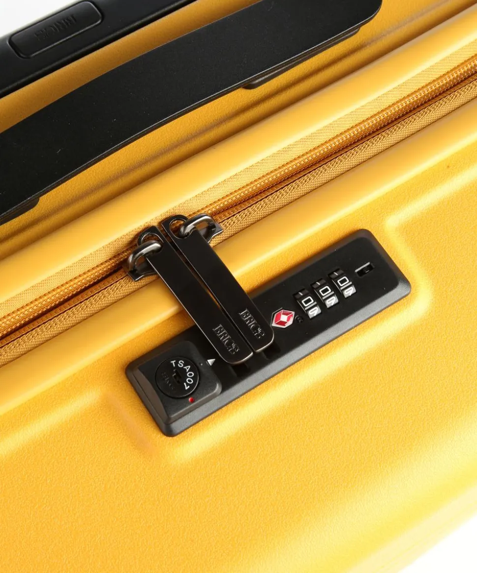 BY Ulisse 4-Rollen Trolley gelb 65 cm