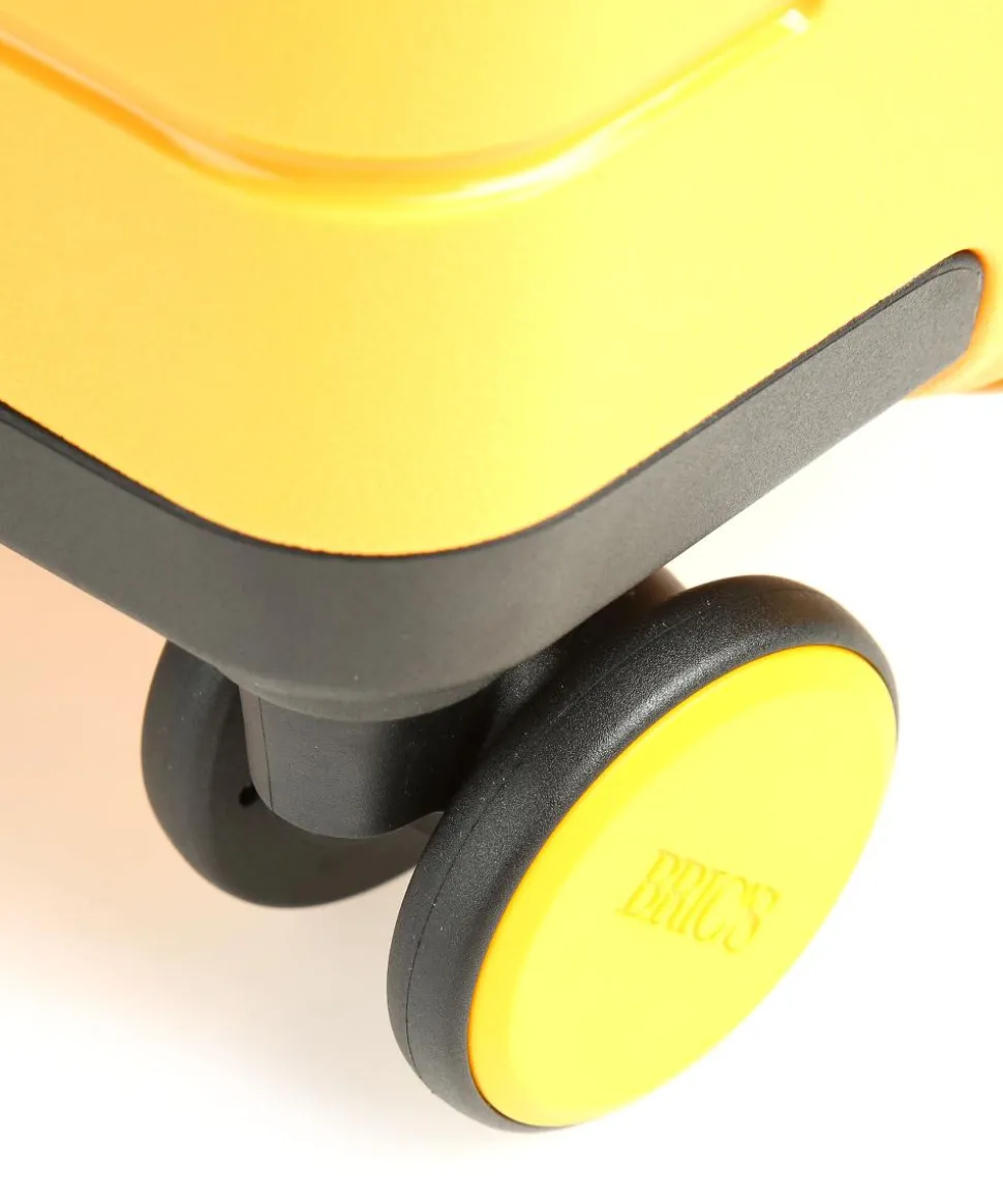 BY Ulisse 4-Rollen Trolley gelb 65 cm