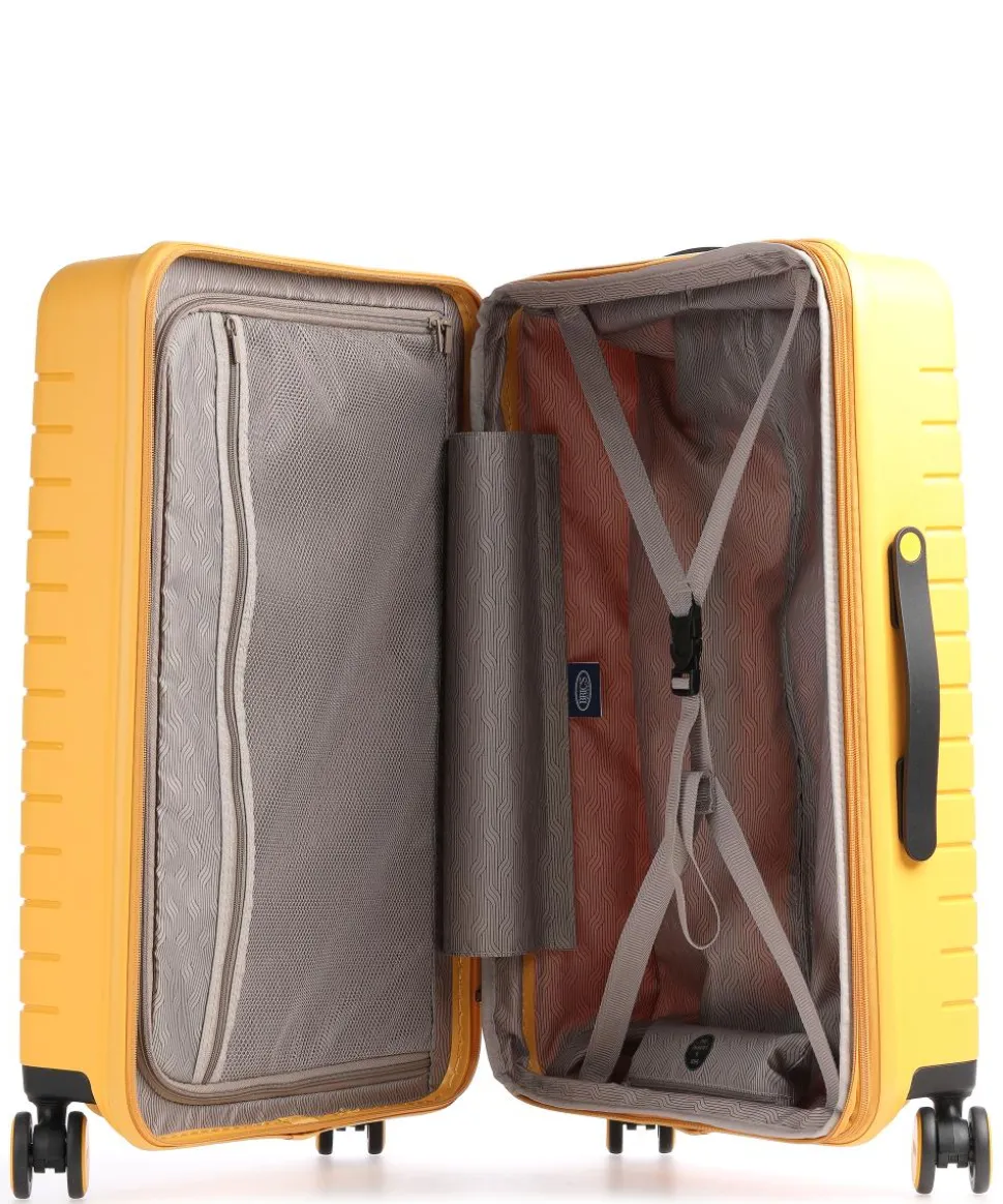 BY Ulisse 4-Rollen Trolley gelb 65 cm