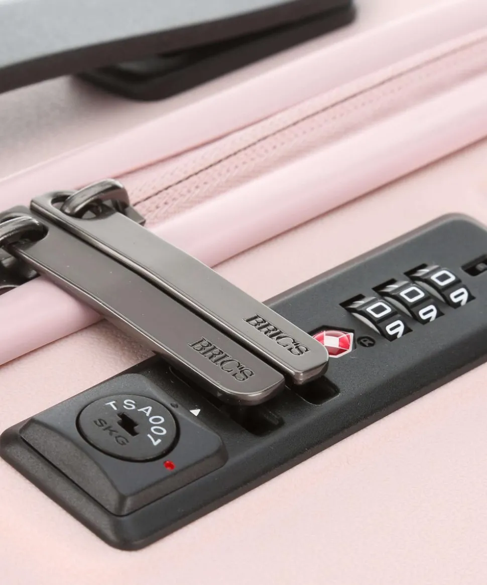 BY Ulisse 4-Rollen Trolley rosa 55 cm