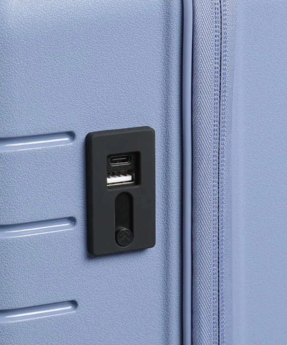 BY Ulisse 4-Rollen Trolley blaugrau 55 cm