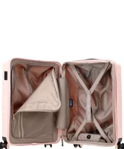 BY Ulisse 4-Rollen Trolley rosa 55 cm