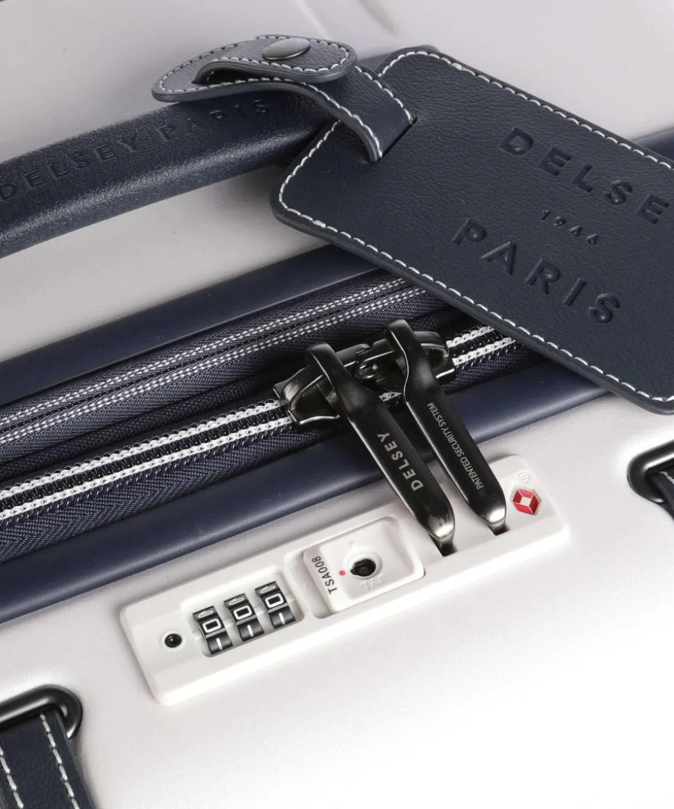 Cadence 4-Rollen Trolley weiß 80 cm