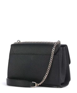 Calista Schultertasche Lederimitat schwarz