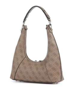 Calista Schultertasche Lederimitat hellbraun