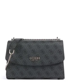 Calista Schultertasche Lederimitat anthrazit