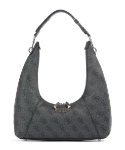 Calista Schultertasche Lederimitat dunkelgrau