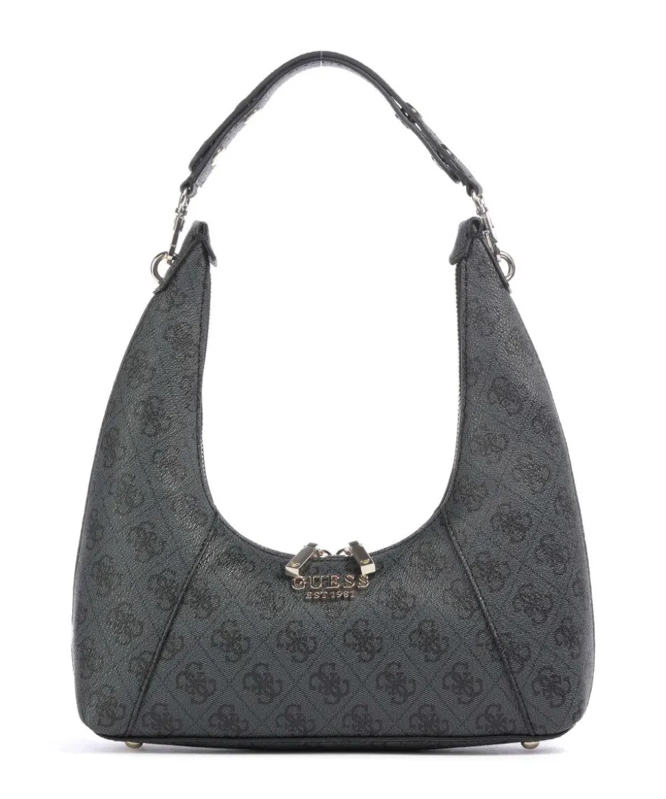 Calista Schultertasche Lederimitat dunkelgrau