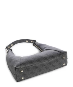 Calista Schultertasche Lederimitat dunkelgrau