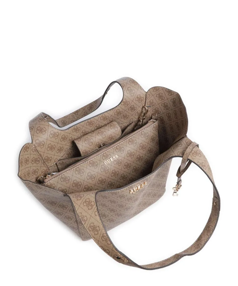 Calista Shopper Lederimitat hellbraun